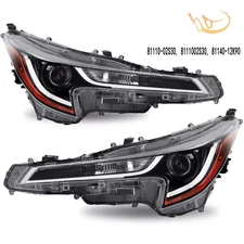 For 2020 2021 2022 Toyota Corolla L | LE LED Projector Headlights HeadLamps Pair