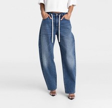 KBB by KAHLANA Women's Mid-Rise 'The Barrel Leg Jean' Size 6