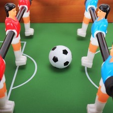 Mini Foosball Table Upgrade 20-Inch Table Adult Size Top Soccer Game Table