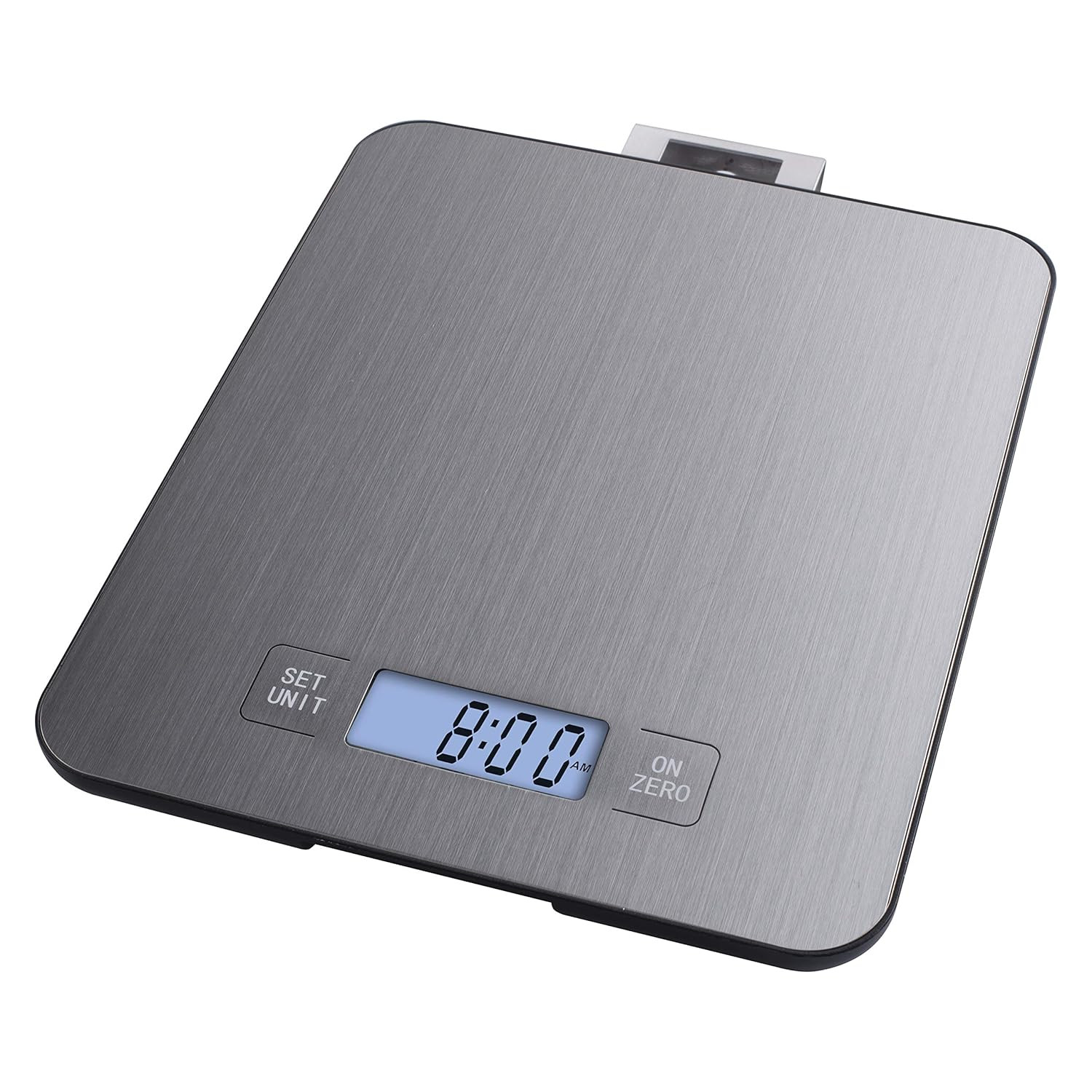 Bilancia Da Cucina a Parete in Acciaio Inox, Bilancia Digitale Con Display LCD R