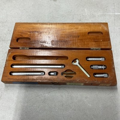 USED SCHEER TUMICO INSIDE MICROMETERS WITH WOODEN CASE