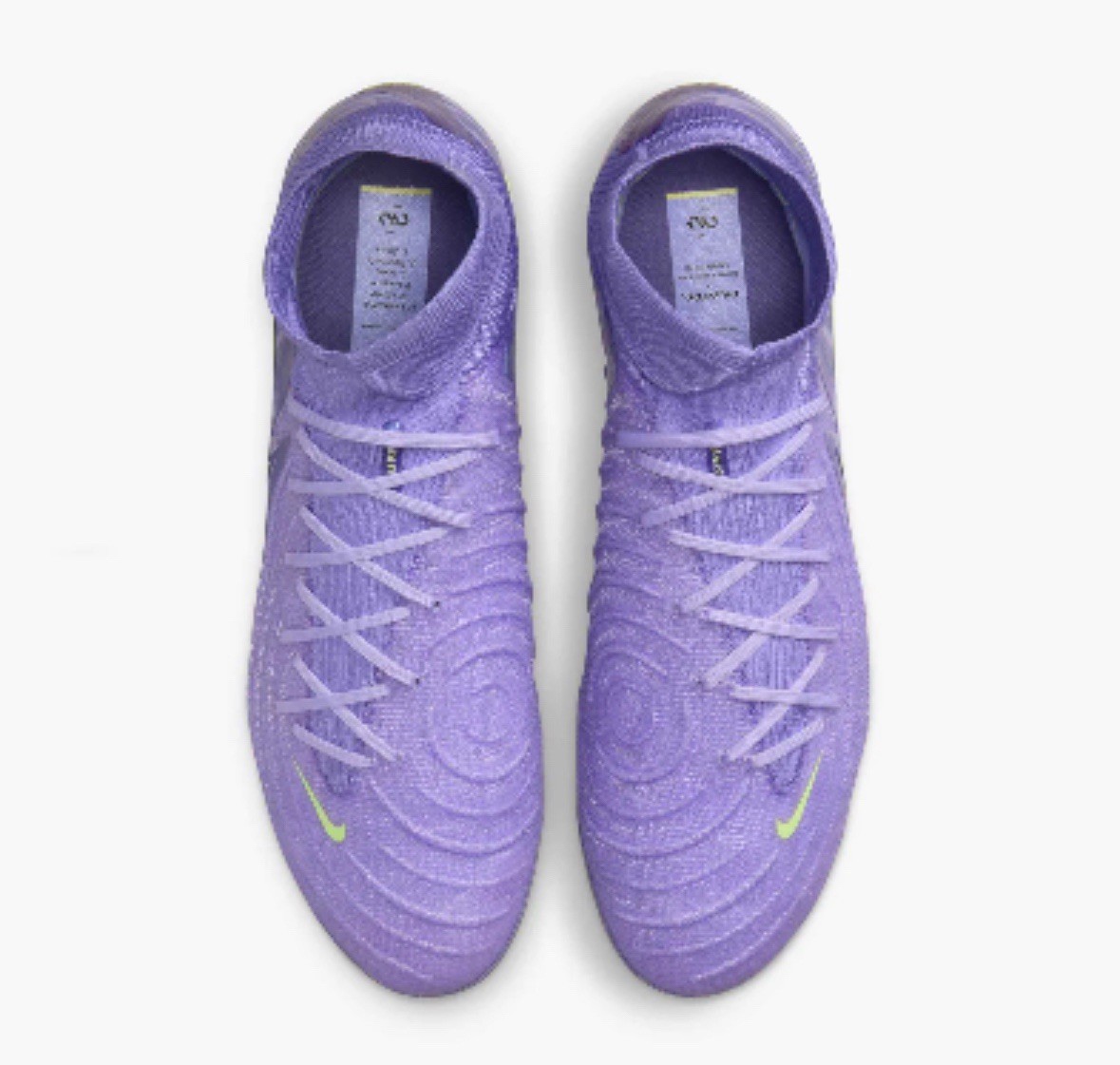 Nike Phantom Luna II Elite FG NU1 Purple Agate Barely Volt HF1600-500 Size 6.5 Nike United Phantom Luna II Elite FG Soccer Cleats (Purple  main image 4