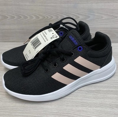Adidas Lite Racer CLN 2.0 Black Pink Running Shoes Women s Size 7.5 NEW GZ2818