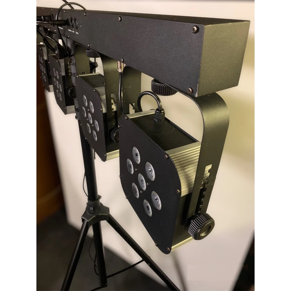 LED Par Bar TRI RGB 4 Way Stage Light + 3.4m Tripod - Auto, DMX, Sound-to-light - Image 2 of 4