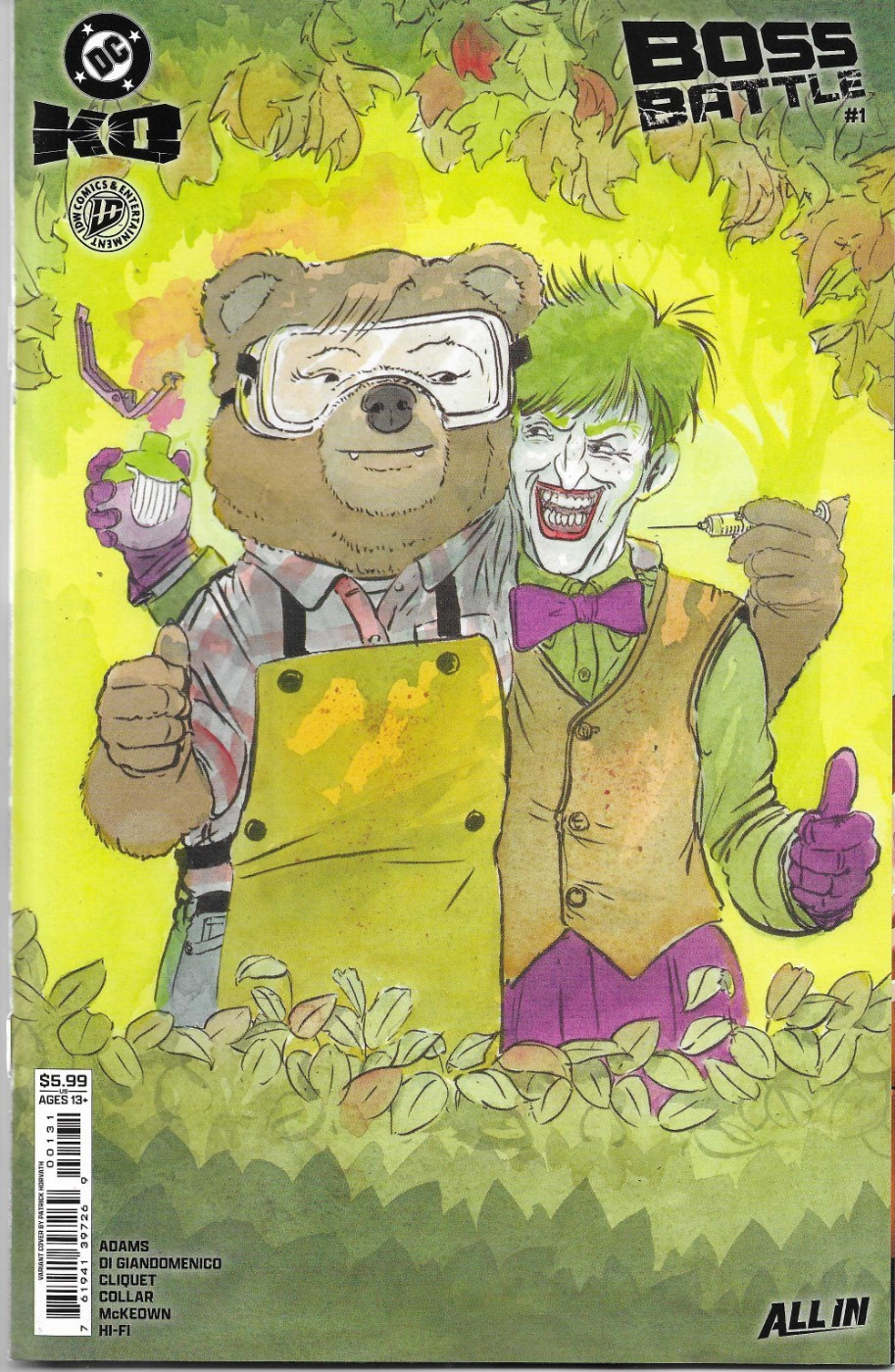 DC K.O. BOSS BATTLE (2026) #1 HORVATH Variant - New Bagged (S)