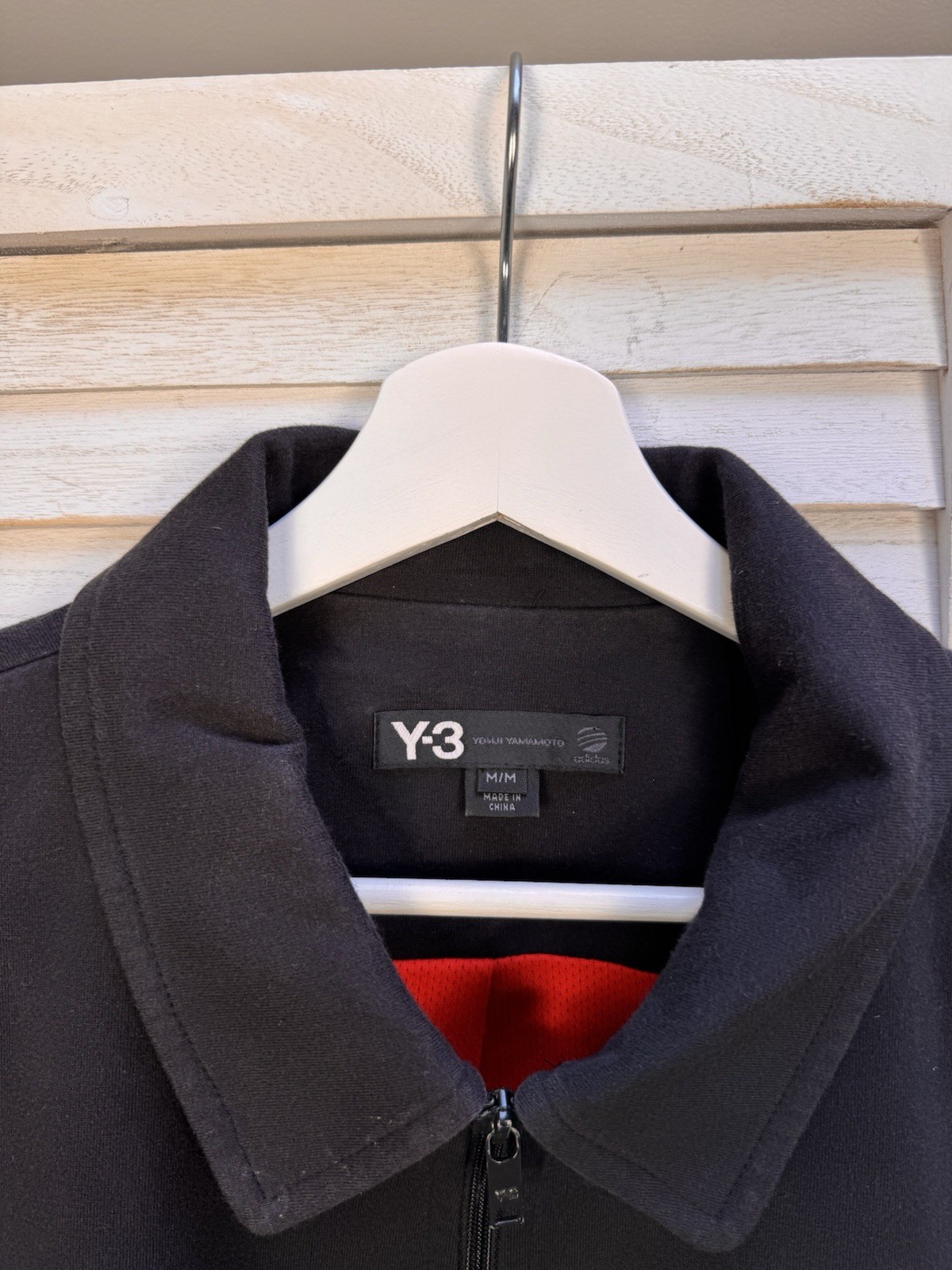 Y-3 Yohji Yamamoto Jacket – Black / Red (Adidas Sample) image 8