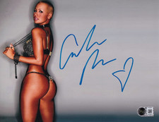 AMBER ROSE signed (MODEL) Loveline WIZ 8X10 photo BECKETT BY085695