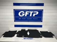 2015-2021 Subaru Wrx Sti Oem Hyper Blue Stitching Floor Mats Set Front Rear