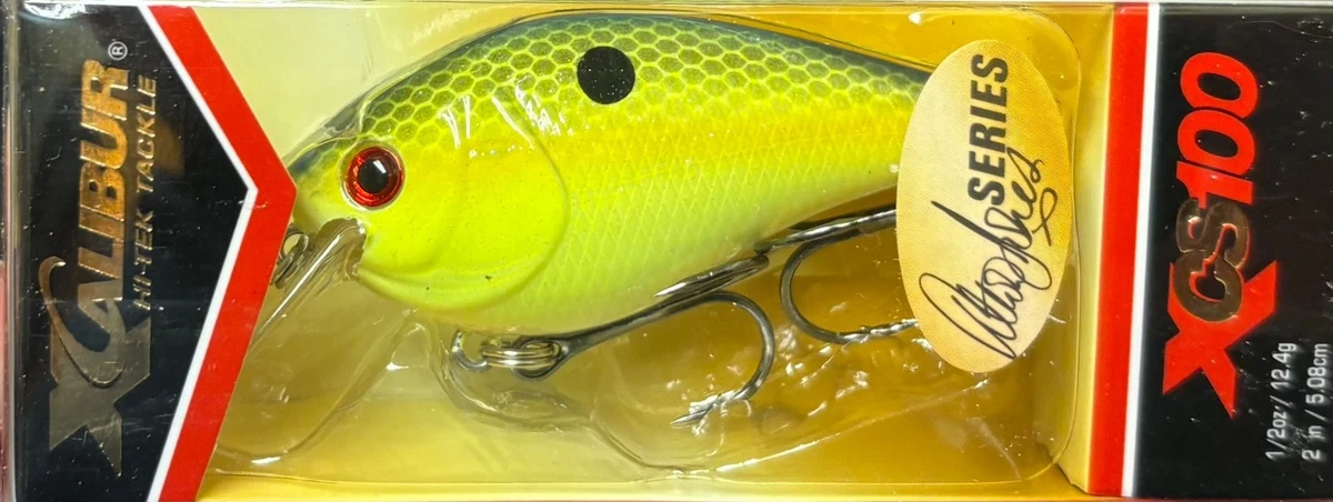 2 Anciens Leurres De Pêche Xcalibur XCS300, Type Crankbait, écrevisse (Crawdad)