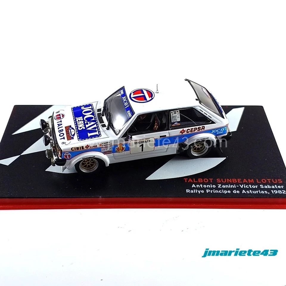 Talbot Sunbeam Lotus #1 A. Zanini - V. Sabater Principe delle Asturie 1982 1:43 - Immagine 2 di 4