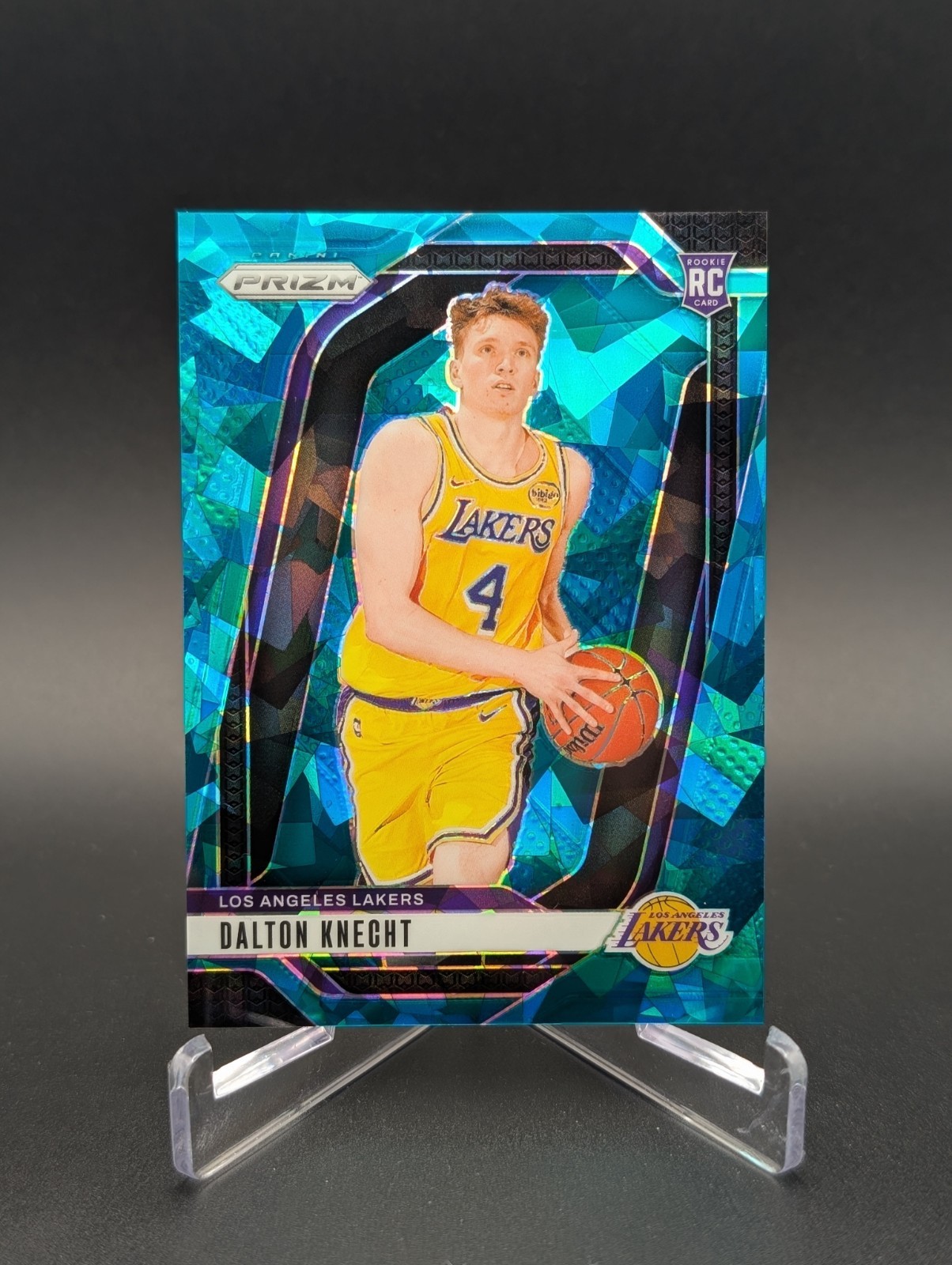 2024-25 Panini Prizm - Dalton Knecht #238 Teal Ice Prizm /225 (RC)