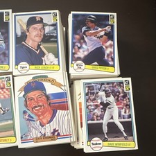 1982 Donruss Baseball Trading Card Lot (1000+) Diamond Kings +Pride of the Reds