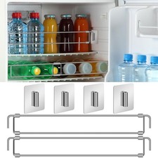 Refrigerador RV 2 piezas 12,44"22,63" ajustable acero inoxidable RV nevera...