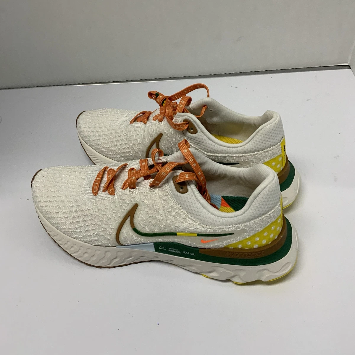 Nike Men\'s Infinity Run 3 A.I.R. x Hola Lou Running Shoes Size 10 NIKE React Infinity Run 3 A.I.R. Hola Lou, Men main image 2