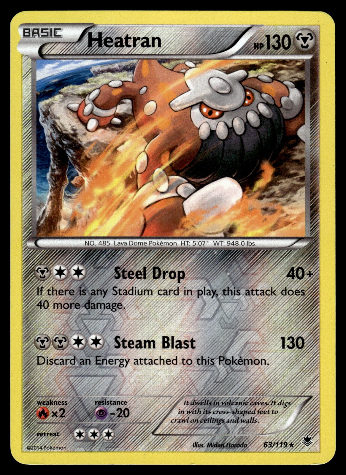 Piloswine Reverse Holo 81/162 Uncommon XY - BREAKthrough Pokemon