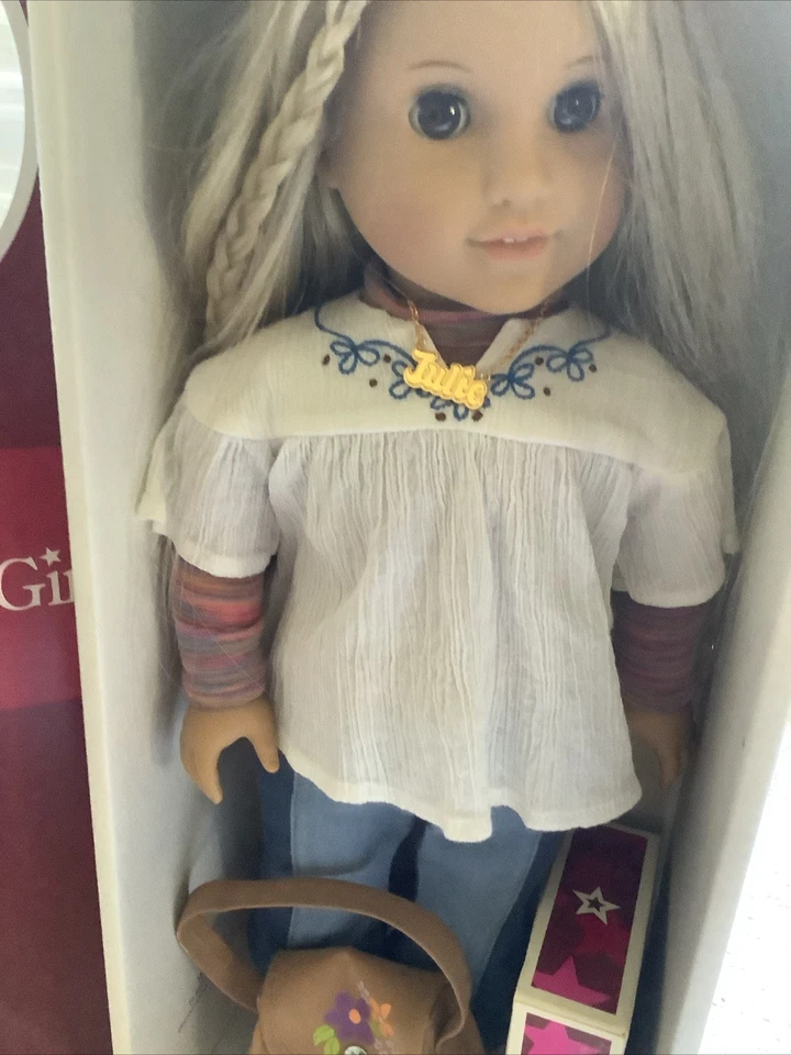 American Girl исторический 1974 Julie Albright 18» кукла, сумка коробка - Изображение 2 из 4