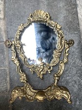 Specchiera Specchio Bronzo Ottone Liberty 900