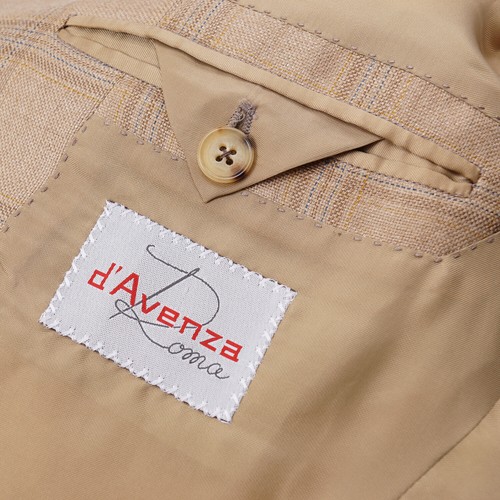 D'Avenza Handmade Baby Camel Hair and Silk Sport Coat 40R NWT - Picture 8 of 10