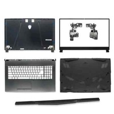 For MSI GP75 MS-17E2 LCD Back Cover/Front Bezel/Hinges/Palmrest/Bottom Case