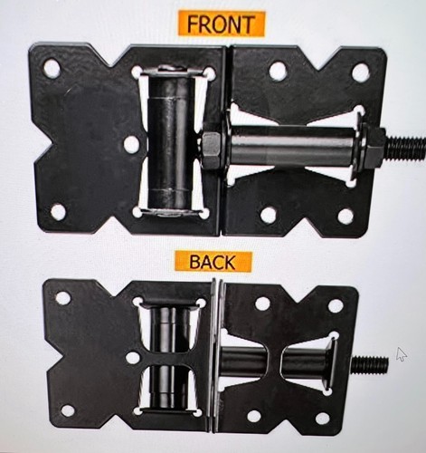 Robuste Torscharniere 2er-Pack Massiv Vinyl Zauntor Verschlussscharniere 22 Langlebig - Bild 5 von 7