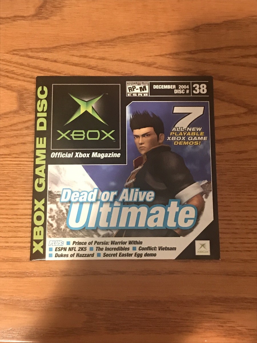 OXM Demo Disc 38 Official Xbox Magazine Demo Disc Dec 2004
