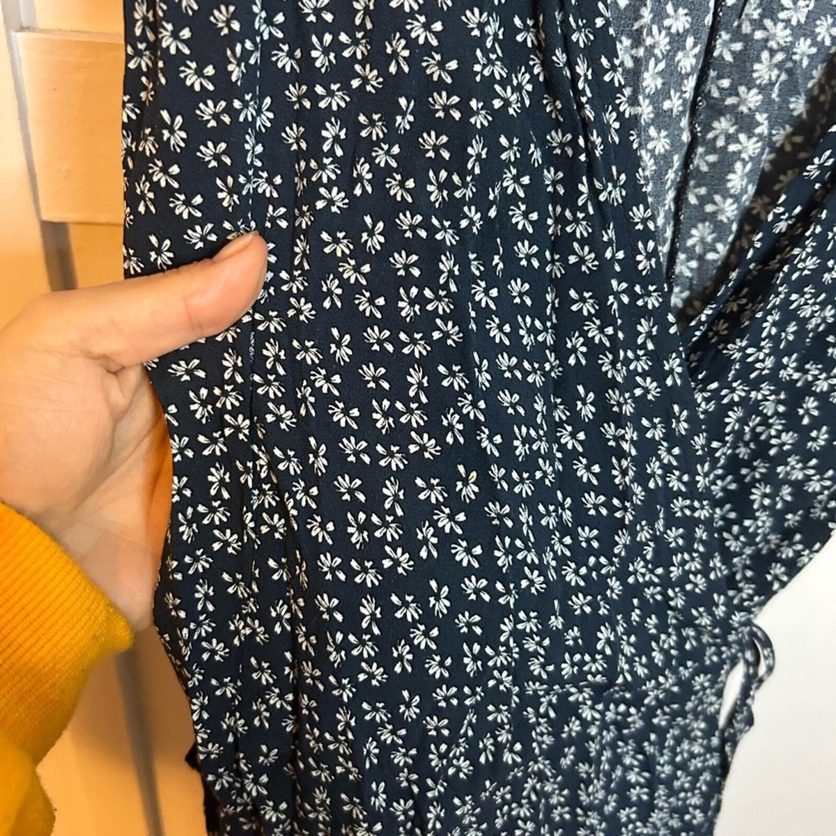 Brandy Melville Robbie Floral Wrap Dress Women's One Size | eBay