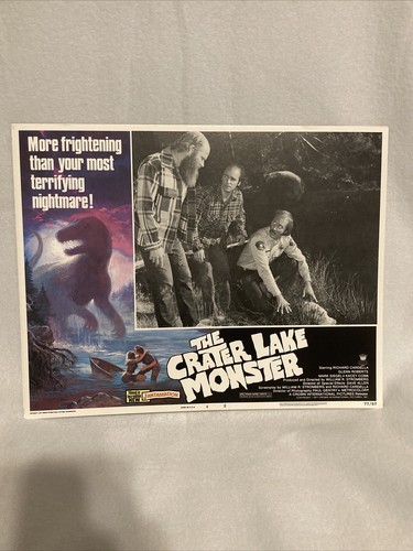 (7) 1977 The Crater Lake Monster 11x14in Movie Lobby Card Lot *VERY RARE* - Picture 5 of 10