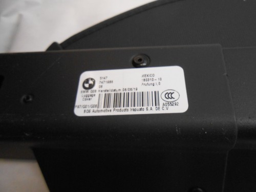 Cubierta de carga extractora trasera negra BMW X3 OEM 51477471986 / 7471986 GE0463 - Imagen 5 de 6
