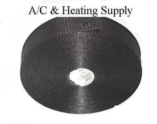 QTY:10 Black Nylon Duct Strap 1 3/4" X 300 feet webbing STRING