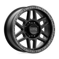 KMC KM544 Mesa 20x9 8x165.1 18mm Satin Black With Gloss Black Lip Wheel