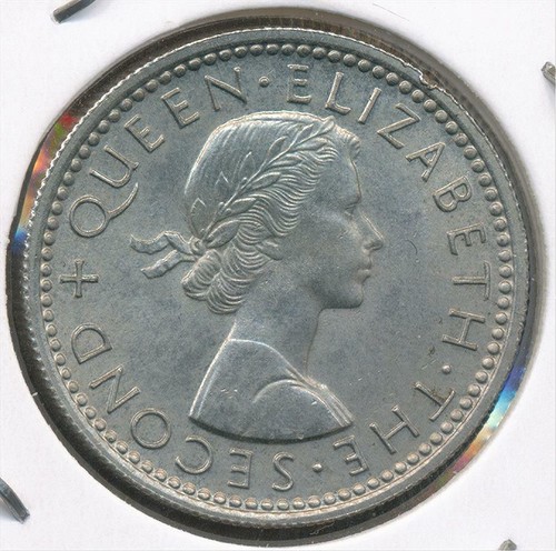 Nueva Zelanda 1965 Seis peniques 6d Isabel II - sin circular - Imagen 3 de 3