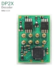 Train Control Systems TCS 1028 DP2X 8 Pin NMRA 2 Function DCC Decoder  $5 Offer