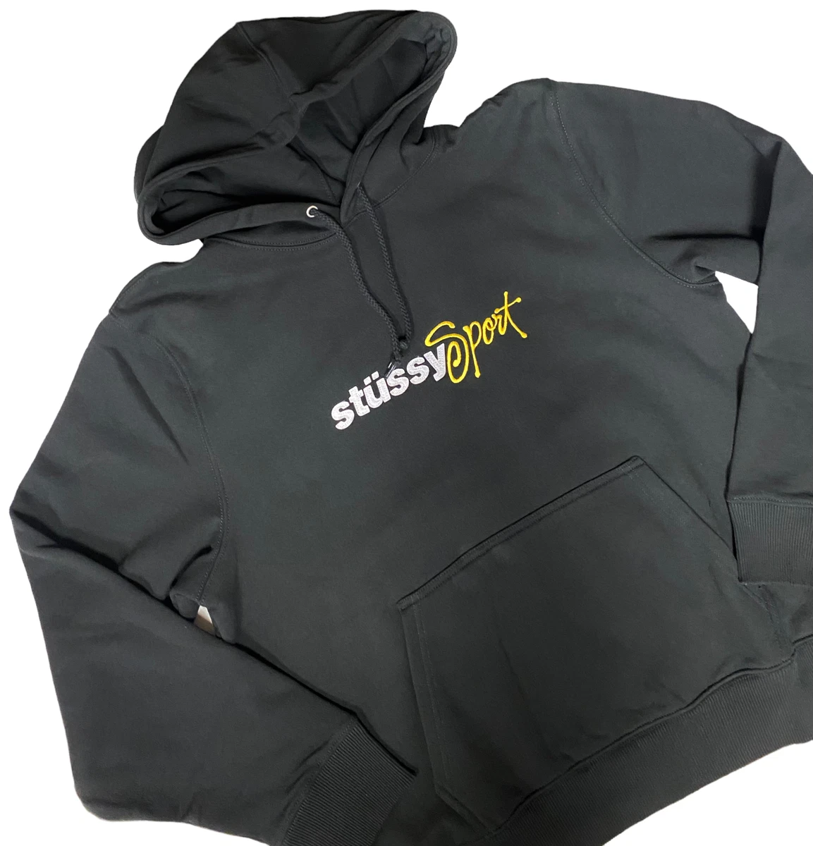Stussy black store hoodie