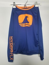 Free Country Long Sleeve Blue Orange Rash Guard Top Hydro FLX Kids Size Small 8.