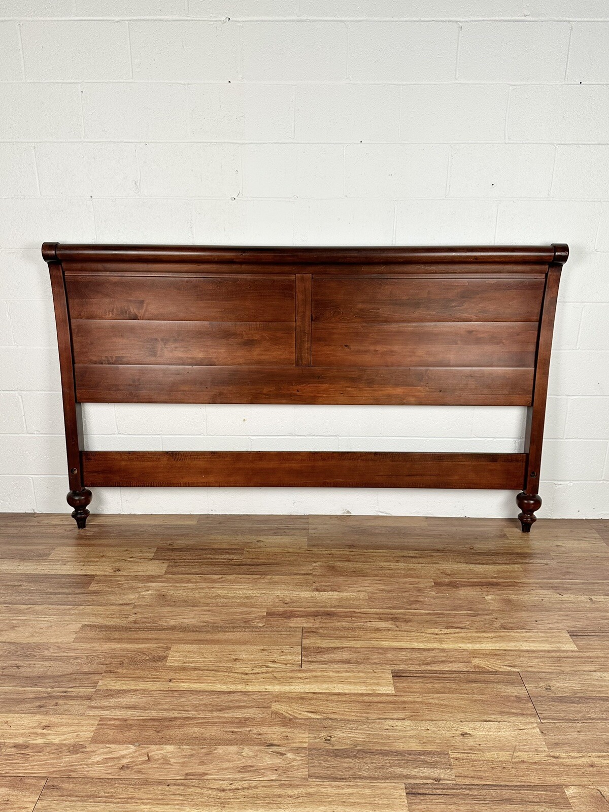 Ethan Allen British Classics King Sleigh Bed Headboard 260 Cinnabar eBay