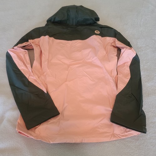 Marmot Womens Adult Pink Lemonade Nori PreCip Eco Jacket Outdoors - Picture 3 of 5