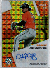 2021 Panini Mosaic Rookie Autographs Mosaic Gold #71 Jahmai Jones Auto /10