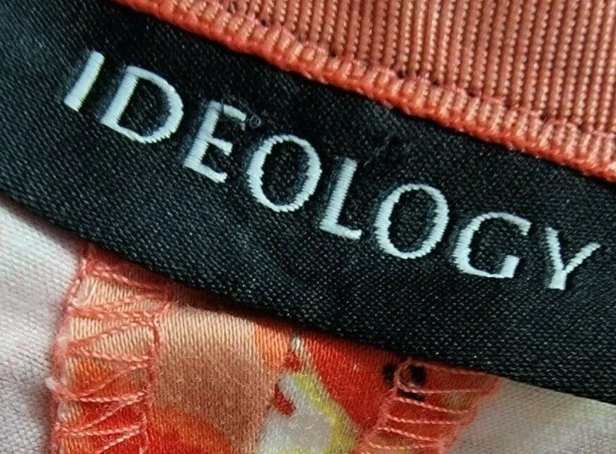 Falda mujer Ideology talla 10 roja rosa amarilla blanca negra floral Foto 2 de 4