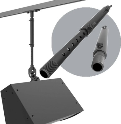 New  Adaptive Technologies Pipe-500-1015 Telescoping Pipe Adapter, 10-15 Inch