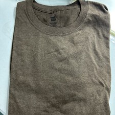 Hanes Short Sleeve Comfort Cotton T-Shirt S-5XL 5250 Plain Blank Tee Brown XL