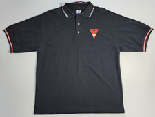 Vintage Vivid Sydney Swans Polo Shirt AFL Men's L - VGC