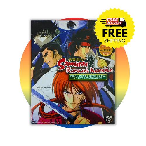 DVD Anime Samurai Rurouni Kenshin Series (Vol. 1-95) + 2 OVA + 5 Live Action Eng - Picture 4 of 7