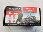 FORTEM Ratchet Straps, 1650lb Break Strength, 4 15ft Tie Down Strap Set, Gray