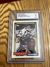 1992/93 Topps #305 Glenn Healy Islanders Signed *Autograph Authenticated H98370