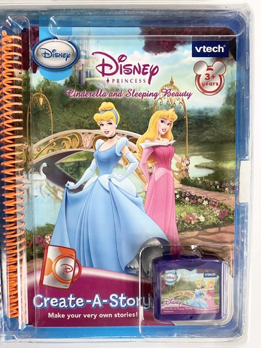 New Vtech Create a Story Disney Princess Cinderella & Sleeping Beauty Age 3+ - Picture 3 of 4