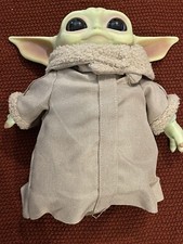 Star Wars Mandalorian The Child 11" Plush Baby Yoda Grogu Doll Mattel 2021