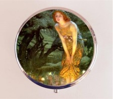 Fairy Queen Pill Box Case Pillbox Holder Trinket Travel Fairies Storybook