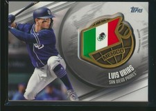 2020 Topps Series 1 Global Game Medallion Relic GGM-LU Luis Urias