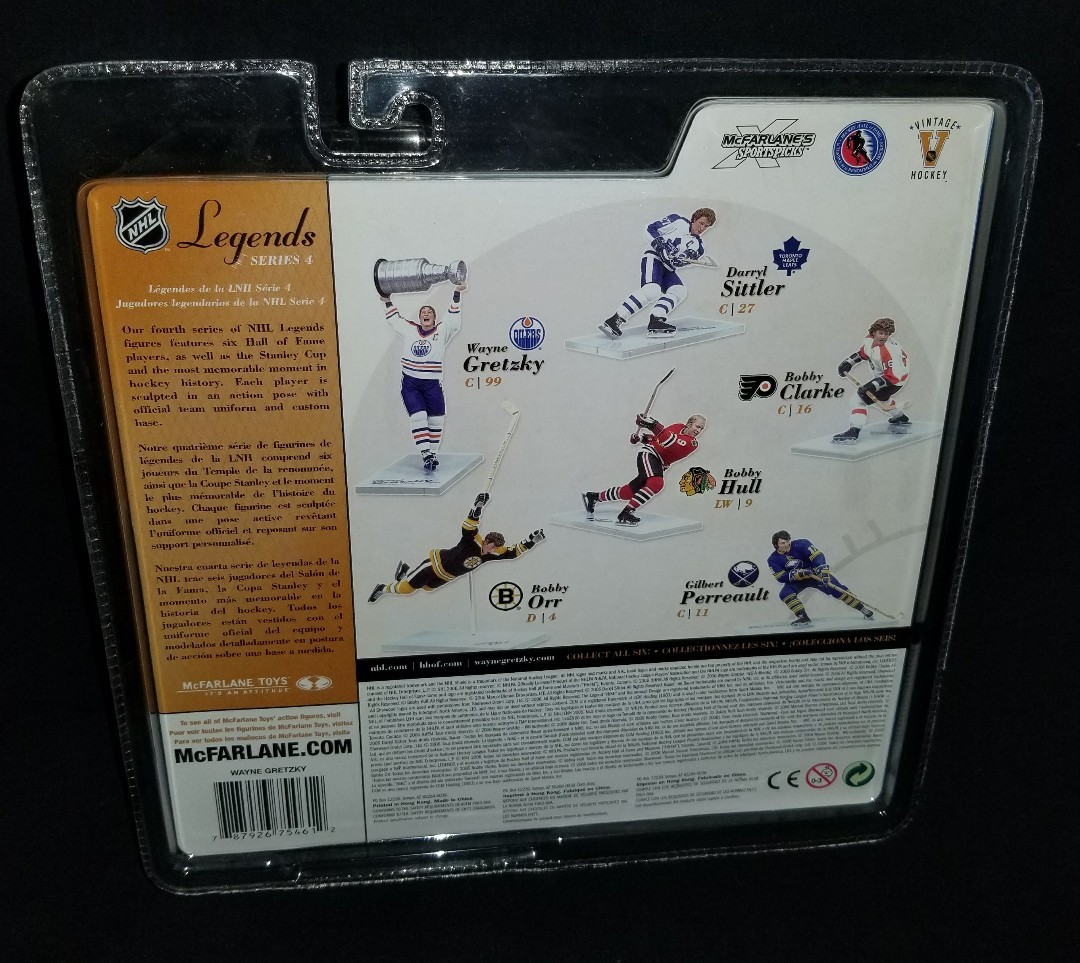 WAYNE GRETZKY マクファーレン フィギュア McFarlane NHL Wayne Gretzky White Jersey 1987 Team Canada 6