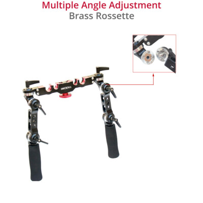 19?mm / 15?mm真鍮Rossetteグリップハンドルセットshootvilla 2zzhgl6 Shootvilla Universal Rosette 15mm/19mm gripped Handle Set Arri